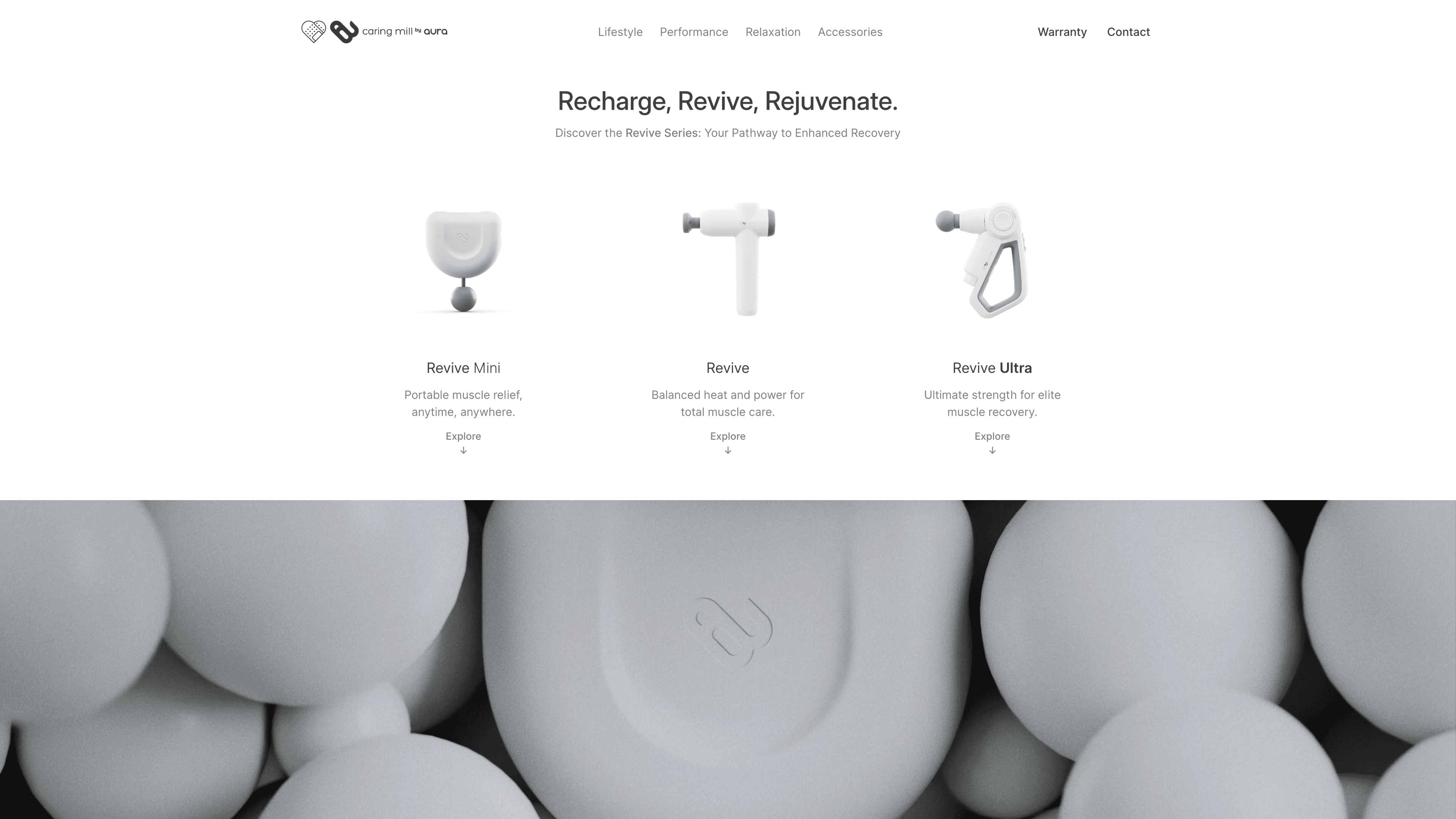 Recharge Revive Rejuvenate Product Page