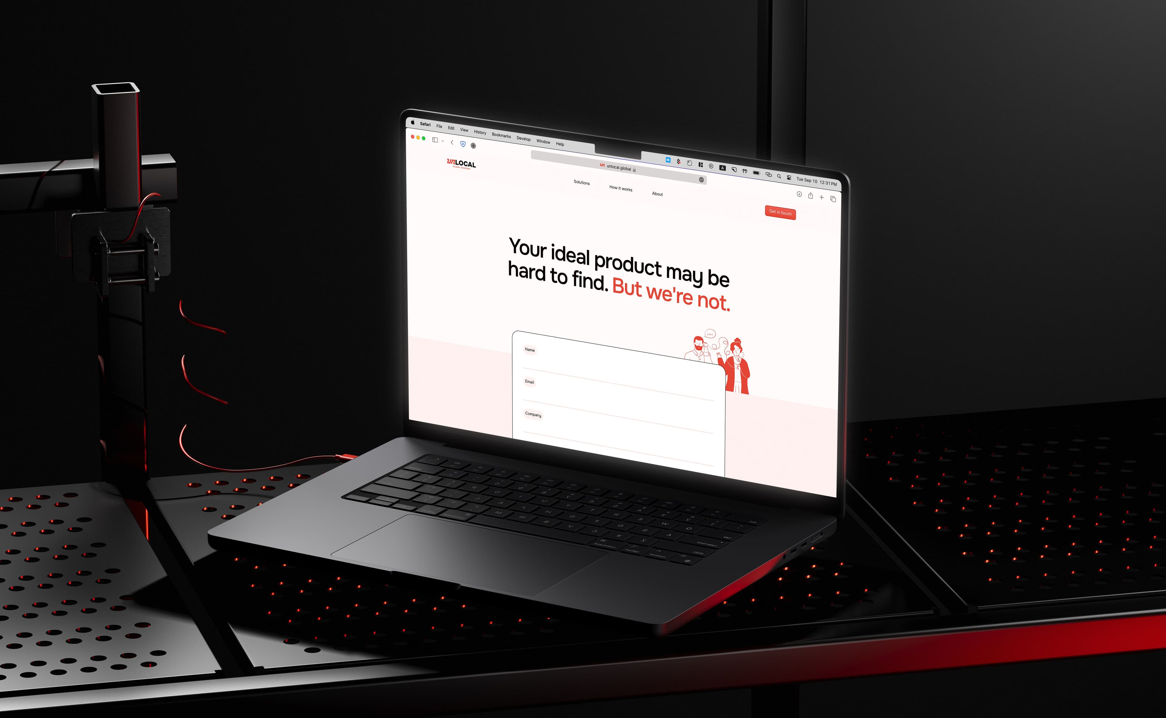 unlocal global sourcing website laptop margins
